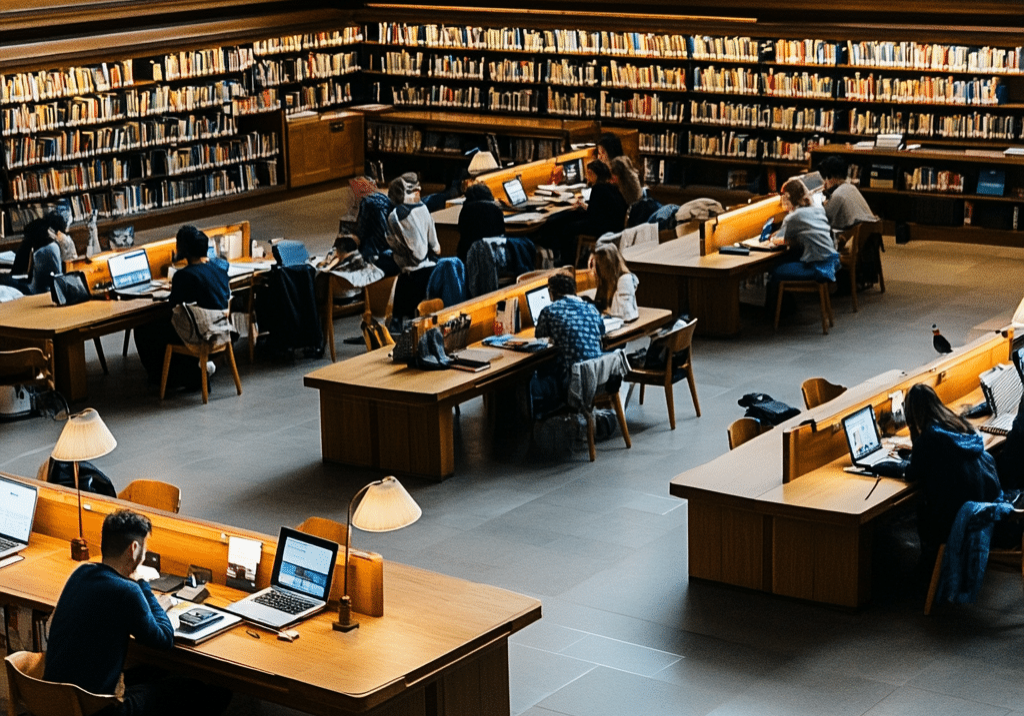 Brentdpayne A Well Lit Library With People Of Various Genders 7944014d 2c0b 4b5b B3db B99c41be5452 0